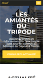 Mobile Screenshot of les-amiantes-du-tripode.fr